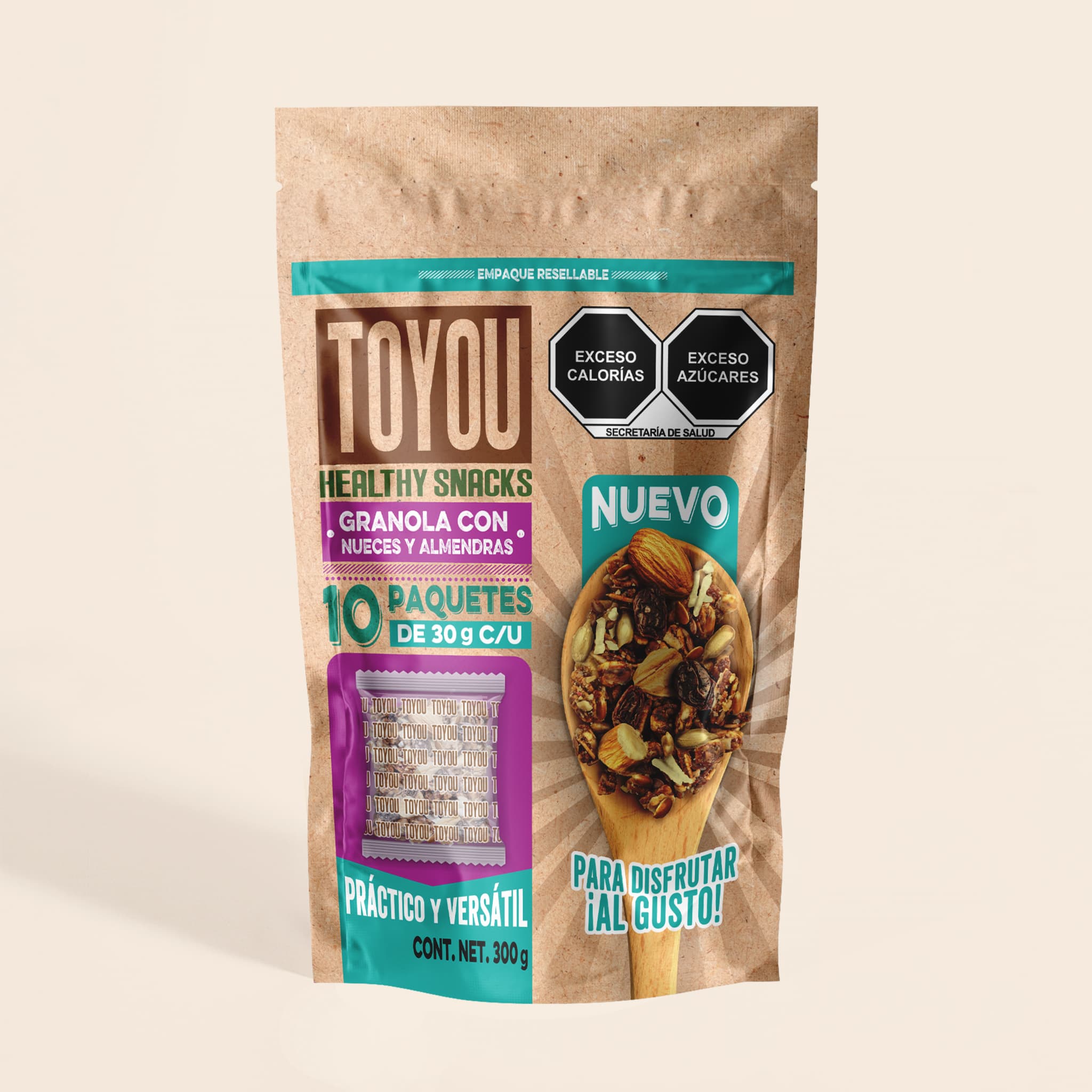 TOYOU Natural Sachet 10 × 30 g